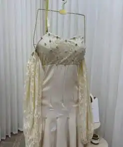 Alternative view of فستان سهره لون أوف وايت