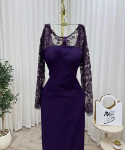 Alternative view of فستان سهره لون بنفسجي