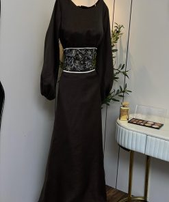 Alternative view of فستان سهره لون بني