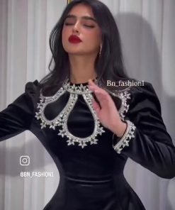 Alternative view of فستان سهرة بلون أسود