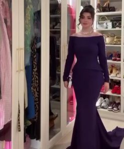 فستان سهرة طويل