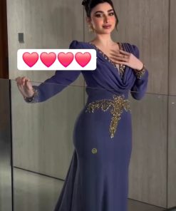 فستان سهرة طويل