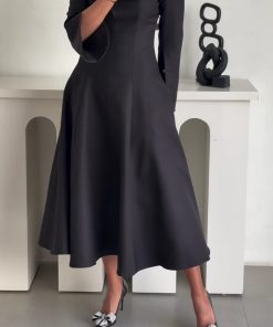 فستان سهرة لون أسود