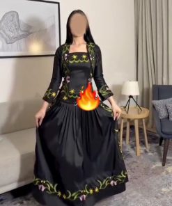 فستان سهرة بلون أسود