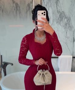 فستان سهره لون احمر