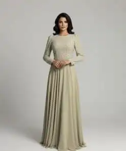 فستان سهره لون بيج