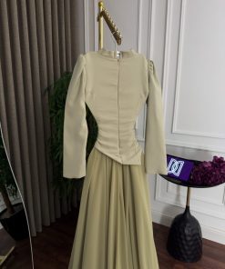 Alternative view of فستان سهره لون بيج