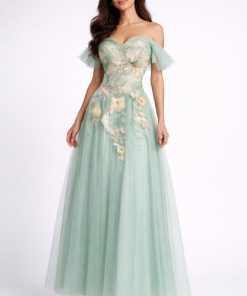 فستان سهره لون سماوي