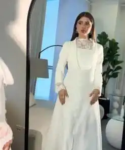 فستان سهره لون ابيض