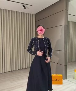 فستان سهره لون كحلي