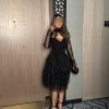 فستان سهره لون اسود قصير