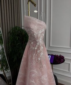 Alternative view of فستان سهرة وردي