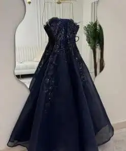 Alternative view of فستان سهرة منفوش كحلي