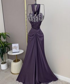 Alternative view of فستان سهرة موف ملكي