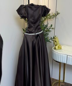 Alternative view of فستان سهرة بني ملكي منفوش