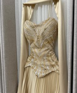 Alternative view of فستان سهرة بيج فاخر