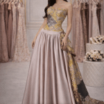 فساتين سهرة بدون أكمام