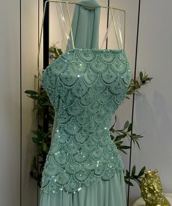 Alternative view of فستان سهرةناعم فاخر بتطريز