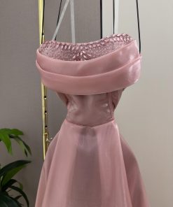 Alternative view of فستان سهرة فاخر بدون أكمام