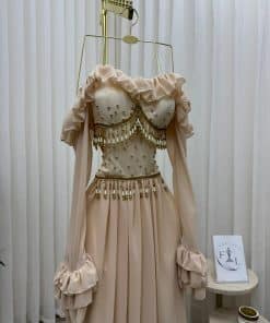 Alternative view of فستان سهرة بيج فاخر