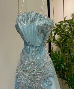 Alternative view of فستان سهرة تيفاني بتطريز فاخر