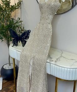 Alternative view of فستان سهرة طويل بتطريز فاخر للسهرة والمناسبات