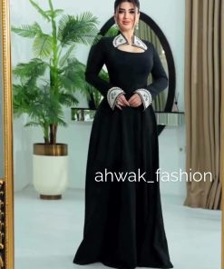 فساتين سهرة محتشمة بتطريز أنيق