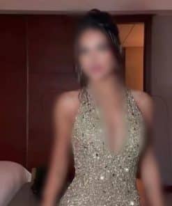 فستان سهرة طويل بتطريز فاخر للسهرة والمناسبات