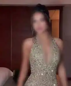 فستان سهرة طويل بتطريز فاخر للسهرة والمناسبات