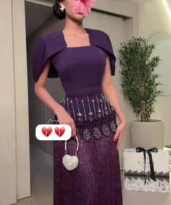 فستان سهرة ب ثلاث الون