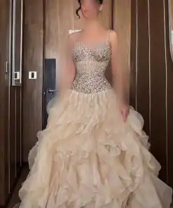 فساتين سهرة منفوشة