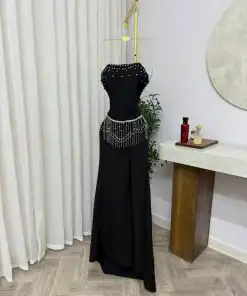 Alternative view of فستان سهرة اسود طويل